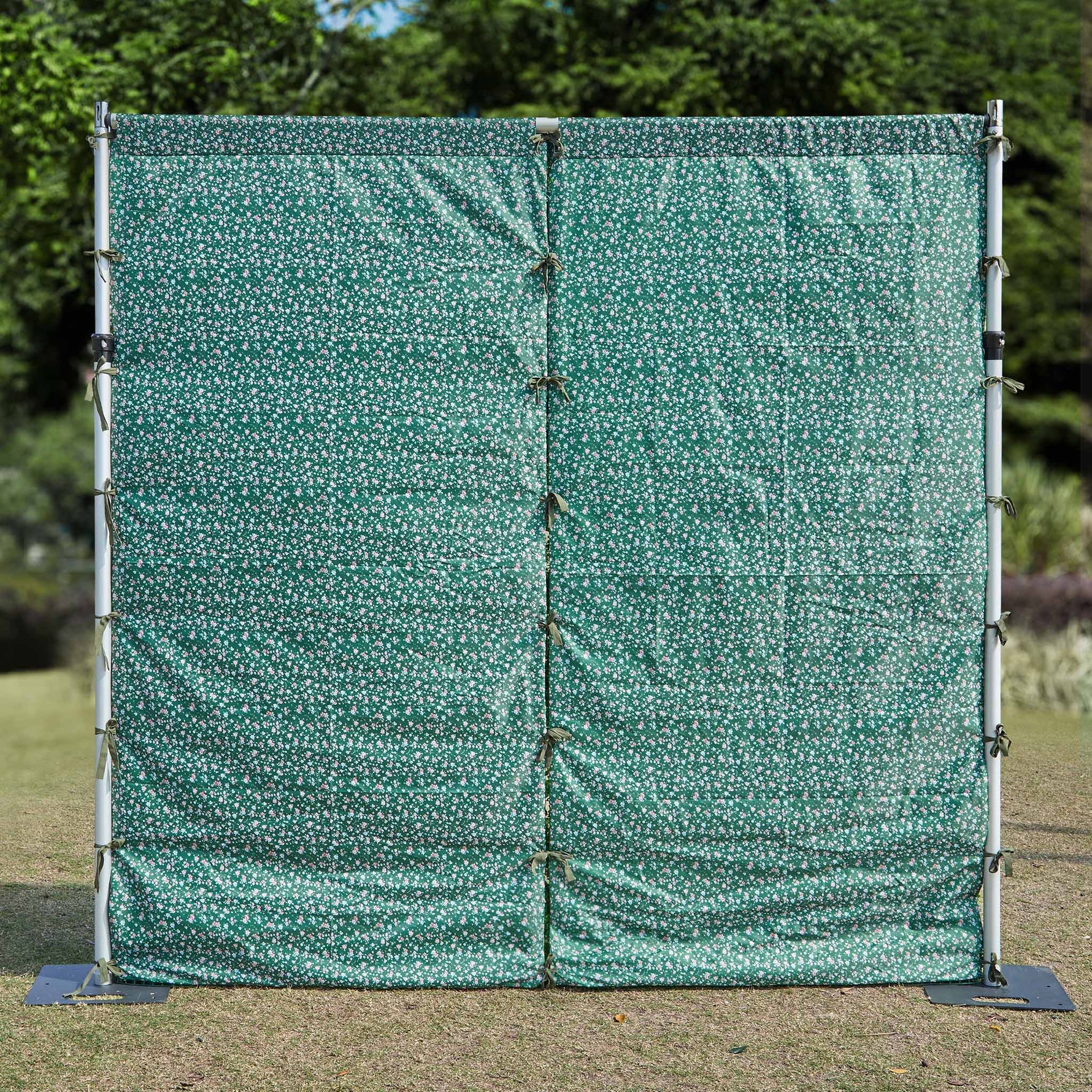8x8ft Artificial Grass Wall Fabric Backdrop Greenery Wall for Events & Weddings - Ali Flowers