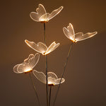 Butterfly Shaped LED Modern Floor Lamp Engagement Party Decoration Stage Guide Light