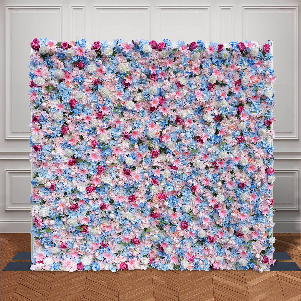 Aliflowers Colorful Rose Pink Lily with Peony Wall 3D Flowers ALFWL089 - Ali Flowers