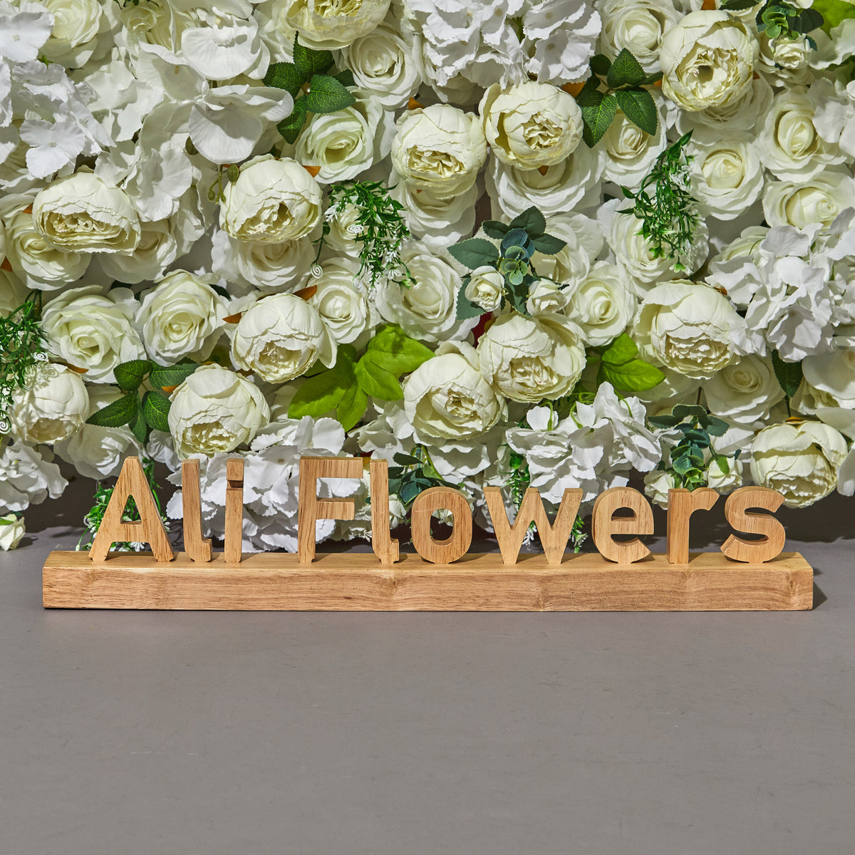 Luxurious Cream Peony Flower Wall Warm Romantic Backdrop for Elegant Wedding ALFWL148 - Ali Flowers