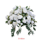 Ali Flowers Green Plant White Artificial Flower Ball for Wedding Table Decor ALFBL011 - Ali Flowers