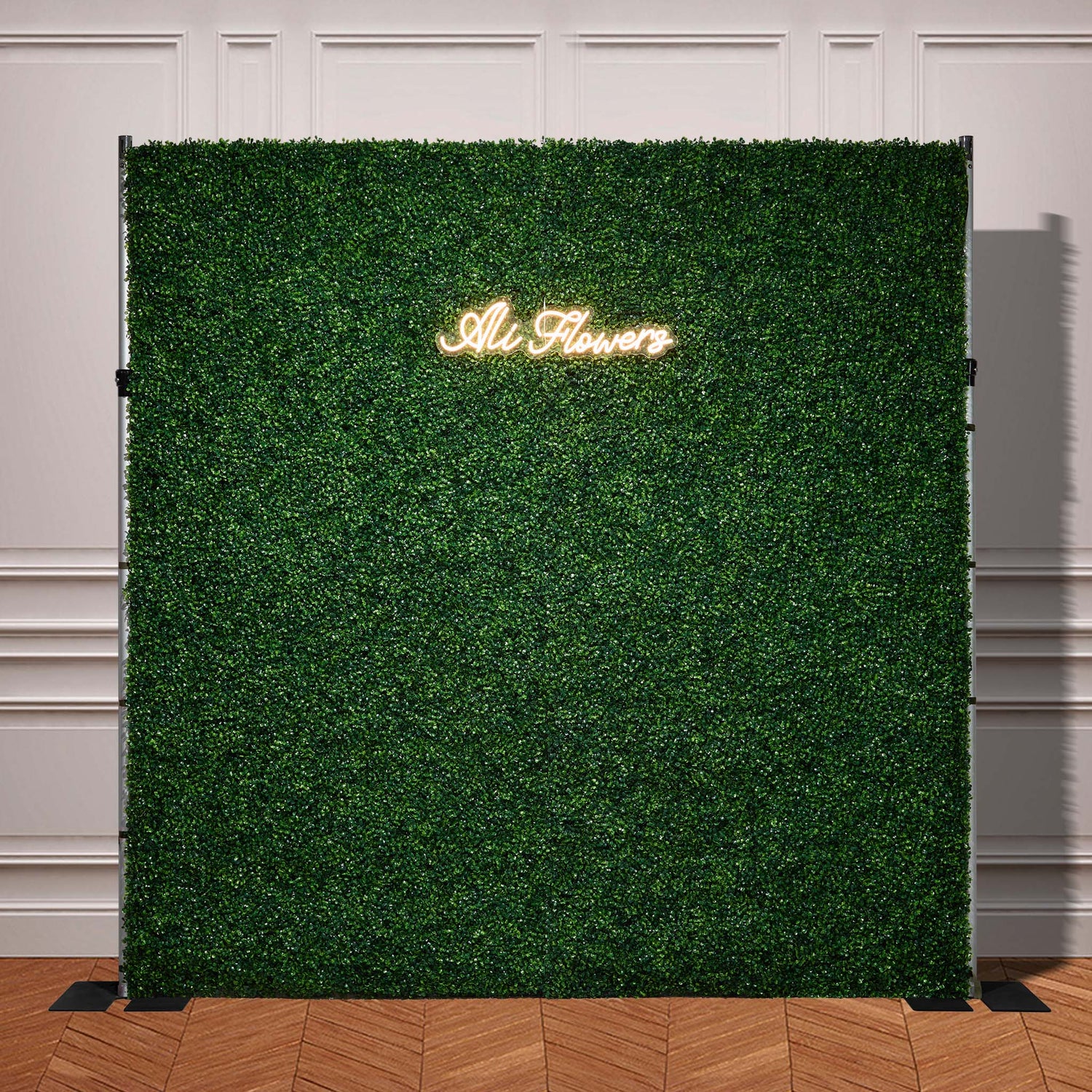Artificial 8*8ft 2d Milan Grass Wall Backdrop for Event ALFWL175 - Ali Flowers