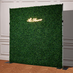 Artificial 8*8ft 2d Milan Grass Wall Backdrop for Event ALFWL175 - Ali Flowers
