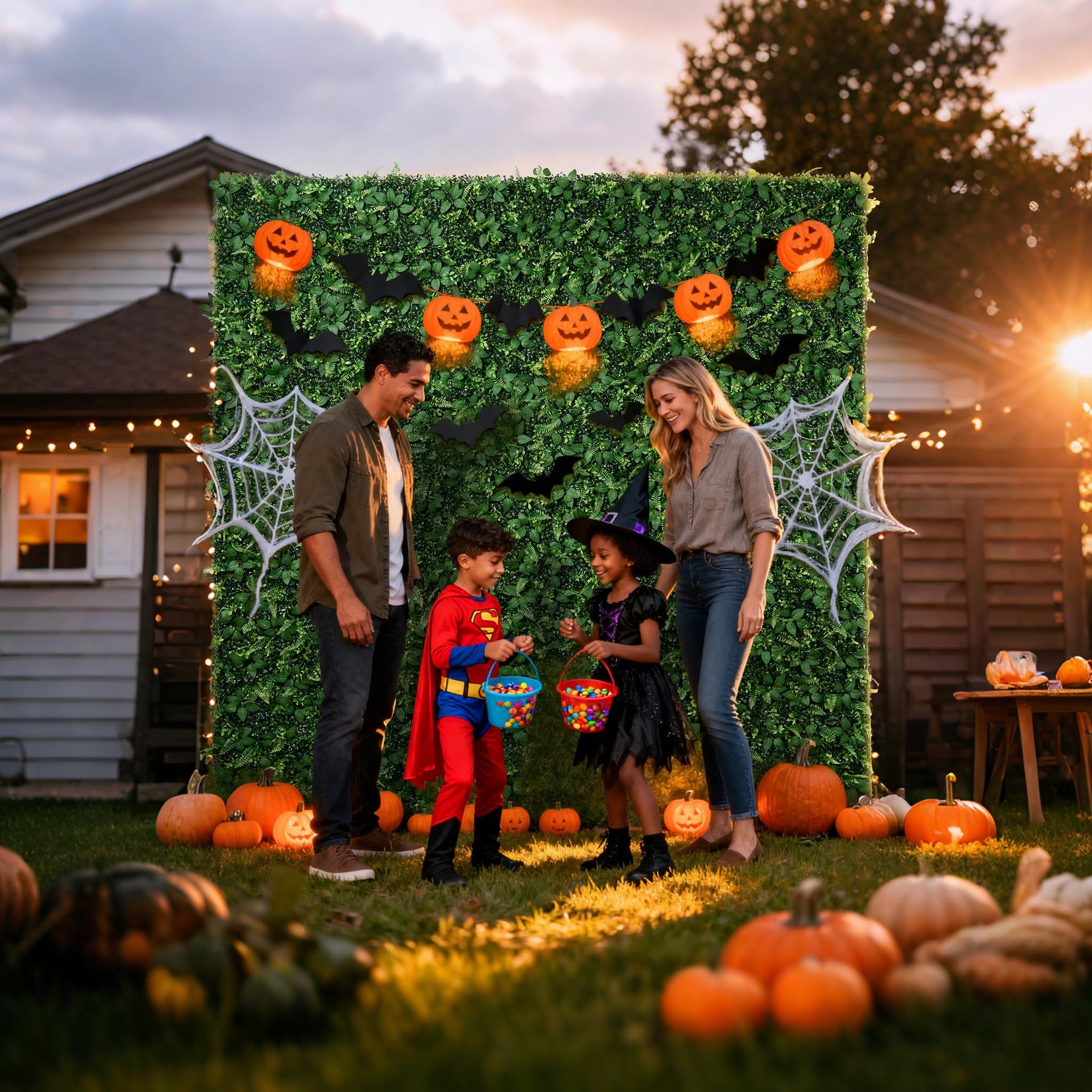 8*8ft Artificial Grass Wall Backdrop ALFWL151 - Ali Flowers