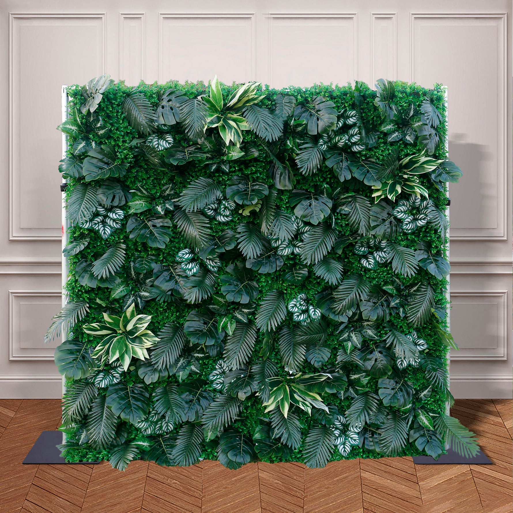 Greenery Artificial Grass Wall Roll-Up Green Backdrop for Party ALFWL145 - Ali Flowers