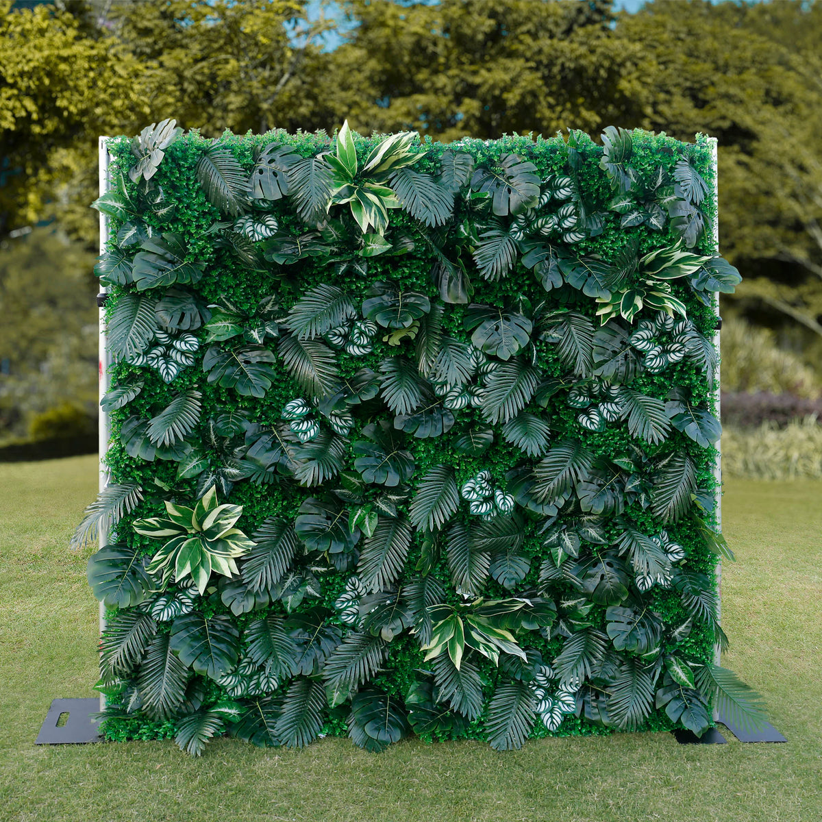 Greenery Artificial Grass Wall Roll-Up Green Backdrop for Party ALFWL145 - Ali Flowers