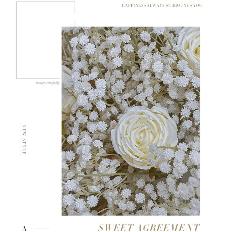 Ali Flowers Baby's Breath Handmade Wedding Artificial Flower Ball Centerpieces for Table Decor ALFBL007 - Ali Flowers