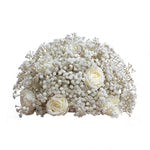 Ali Flowers Baby's Breath Handmade Wedding Artificial Flower Ball Centerpieces for Table Decor ALFBL007 - Ali Flowers