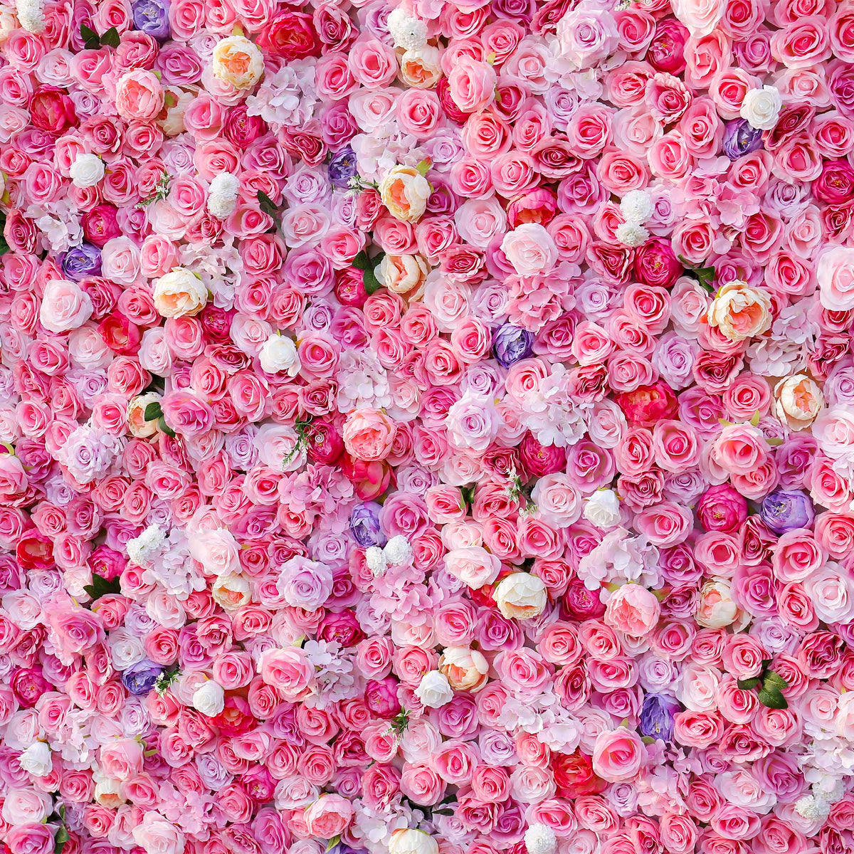 Aliflowers 3D Hot Pink Flowers for Wall Wedding Decorative ALFWL045 - Ali Flowers