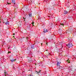 Aliflowers 3D Hot Pink Flowers for Wall Wedding Decorative ALFWL045 - Ali Flowers
