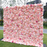 Aliflowers 2D Artificial Roll up Hydrangea Floral Wall Background ALFWL102 - Ali Flowers