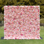 Aliflowers 2D Artificial Roll up Hydrangea Floral Wall Background ALFWL102 - Ali Flowers