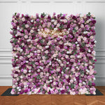 Ali Flowers 5D Lilac Bloom Flower Wall Wedding Backdrop Pink Rose Cloth Decoration ALFWL020 - Ali Flowers