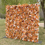 5D Bright Orange Rose Background