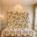 Aliflowers5D Pink Champagne Rose Flower Wall Wedding Party Decoration Backdrop ALFWL180