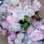 pink-rose-flower-set-proposal-party-decoration-background-heart-shaped-arch