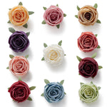 Aliflowers 6CM Vintage Princess Rose Head Artificial flowers for Wedding&DIY 50PCS 100PCS ALFHR005 - Ali Flowers