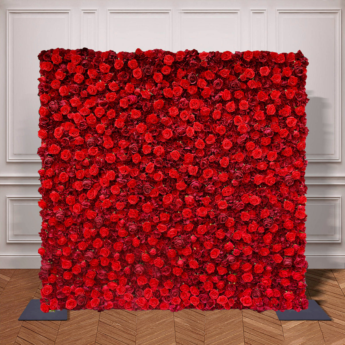 Aliflowers Pure Carmine Red Rose Wall Backdrop Decor Layout Photo Props ALFWL068 - Ali Flowers