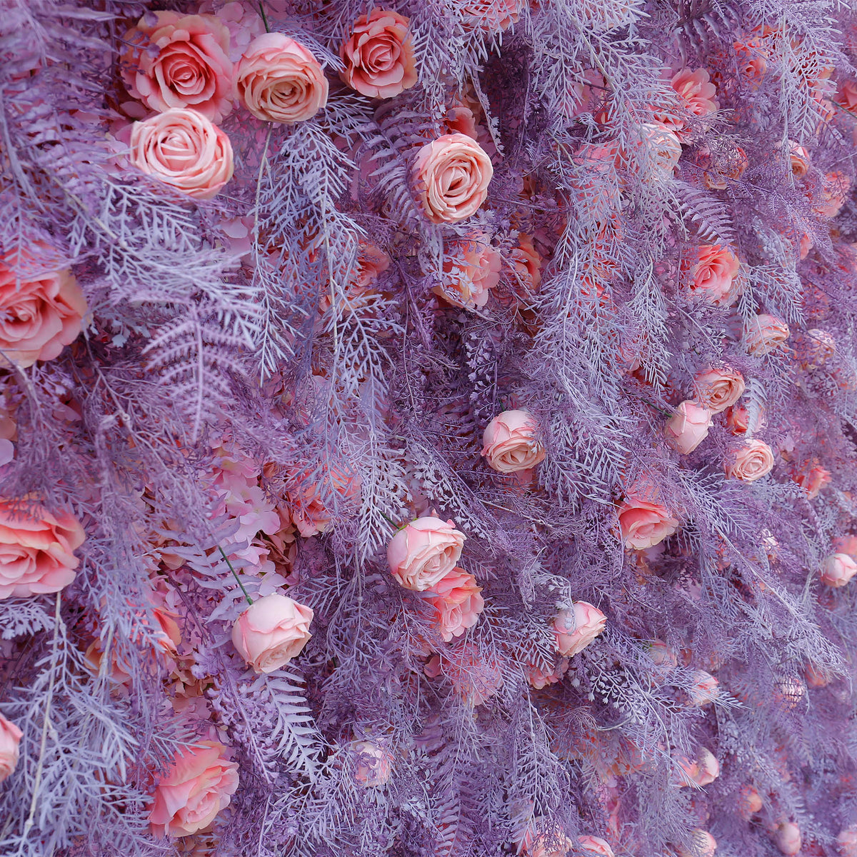 Aliflowers Pink Rose with Purple Blush Flower Wall Background ALFWL108 - Ali Flowers