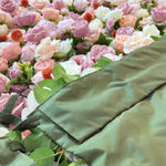 Ali Flowers 5D Silk Rose Flower Panel Backdrop Wedding Stage Decorative Curtain Artificial Flower Wall ALFWL009 - Ali Flowers