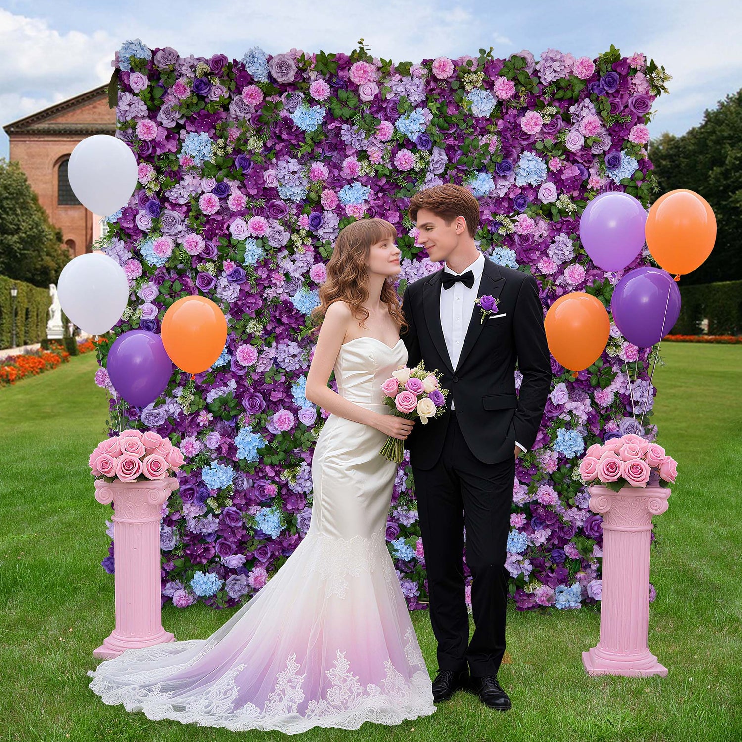 5d-purple-rose-flower-wall-wedding-party-flower-decoration-background