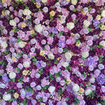 Purple Rose Hydrangea 5D Roller Curtain Flower Wall Event Party Background