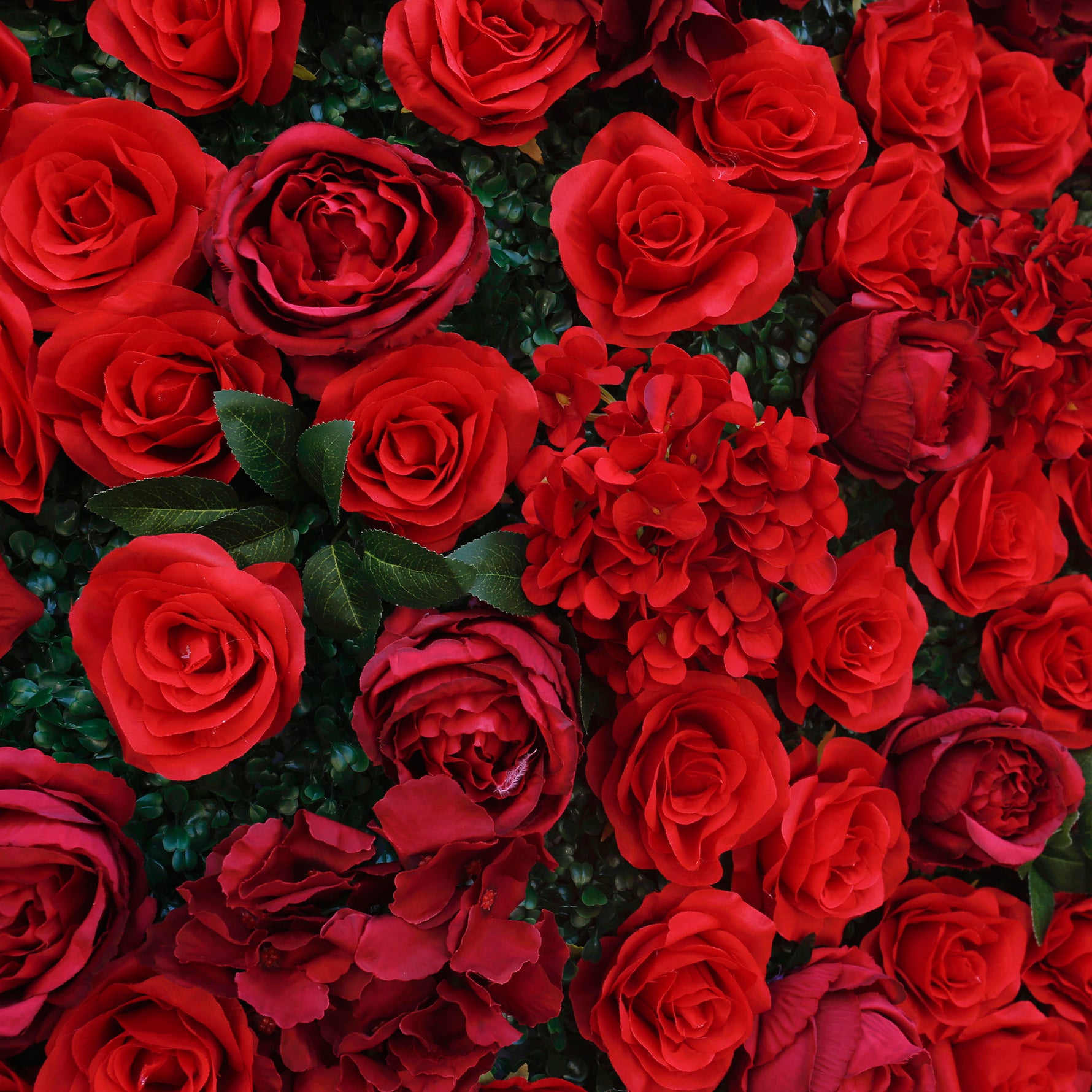 Aliflowers Rose Wall Wedding Backdrop Decor Marriage Props ALFWL064 - Ali Flowers