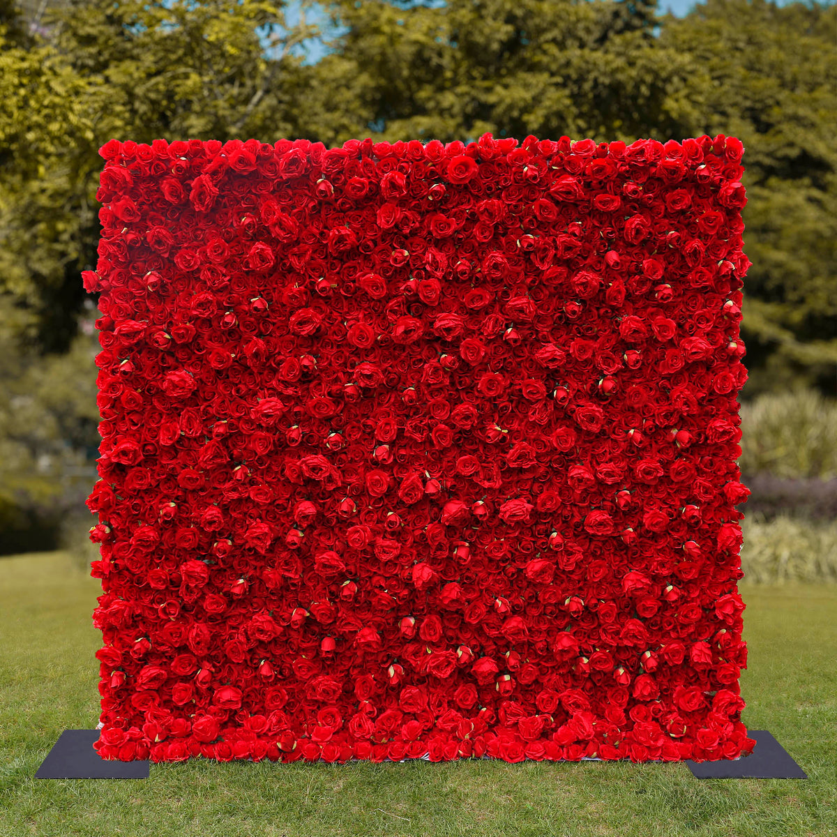 Aliflowers Red Rose 3D Wedding Flower decor Wall Prop ALFWL061 - Ali Flowers