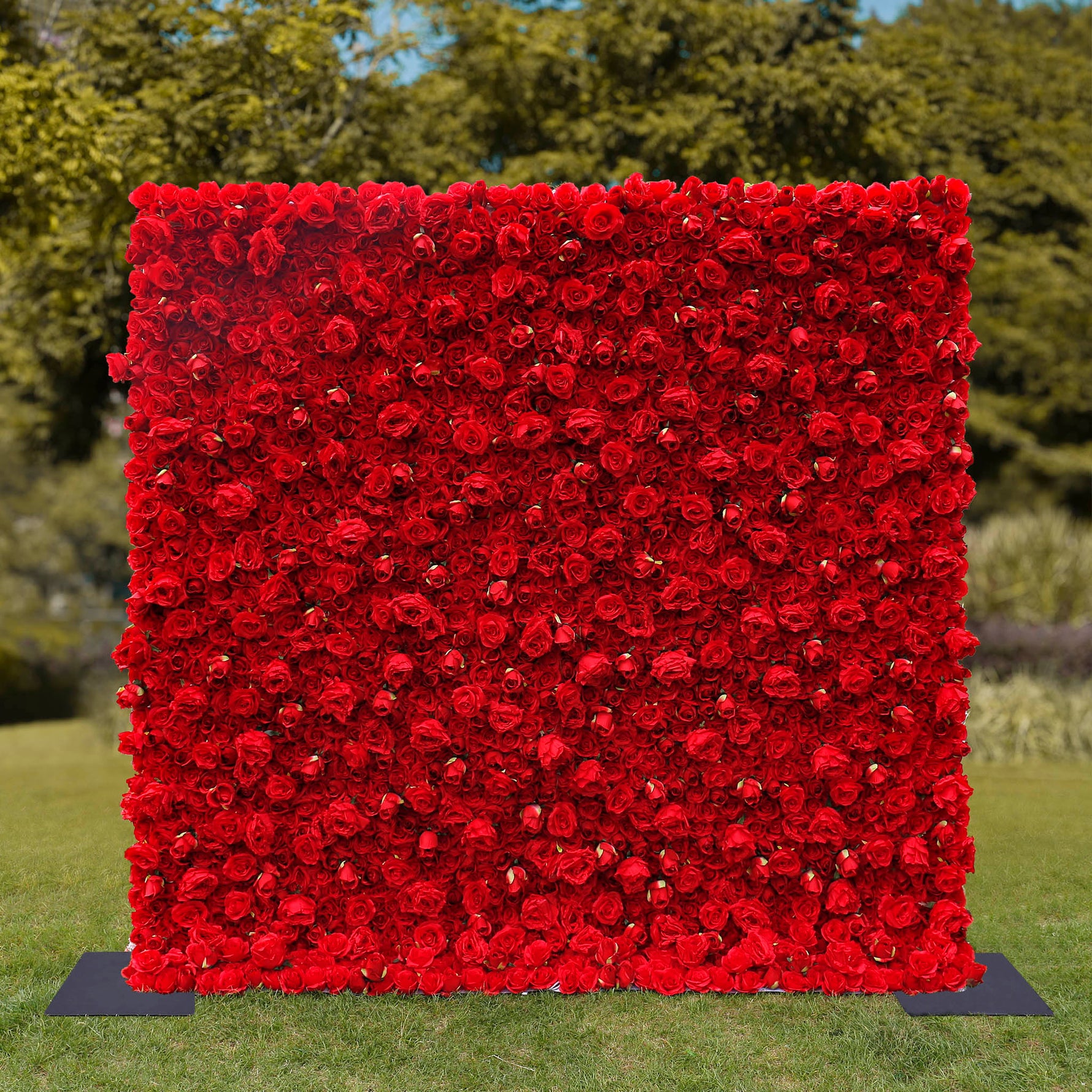 Aliflowers Red Rose 3D Wedding Flower decor Wall Prop ALFWL061 - Ali Flowers