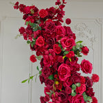 aliflowers-red-rose-wedding-event-background-decoration-horn-arch-frame-props