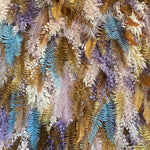 Aliflowers Retro Pampas Grass Flower Wall Outside Backdrop ALFWL123 - Ali Flowers
