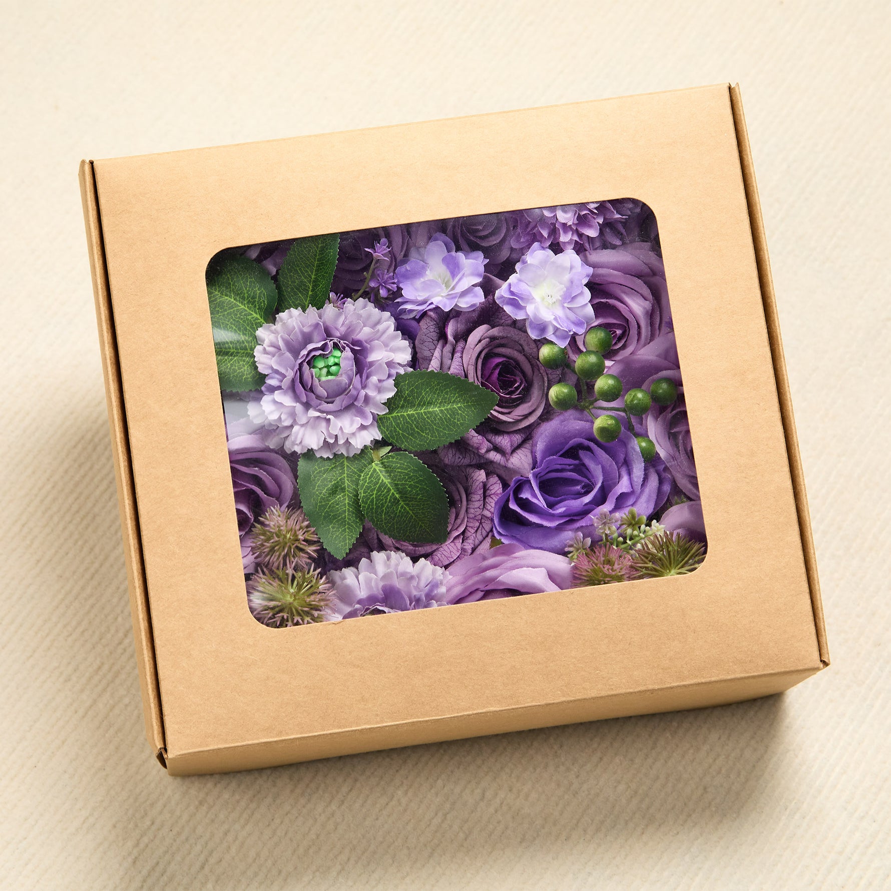 Lavender Rose Wedding Accessories Flower Box 