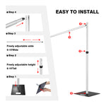 6-10ft Adjustable Wedding Event Decoration Supplies Pipe and Drape Backdrop Flower Wall Frame Stand - Ali Flowers