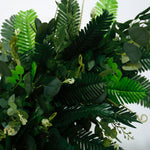aliflowers-outdoor-wedding-background-horn-arch-decoration-green-leaf-flower-arrangement
