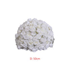 Ali Flowers Pure White Rose Handmade Artificial Flower Ball Centerpieces for Table Decor ALFBL009 - Ali Flowers