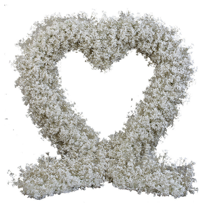 Aliflowers Hydrangea with Baby's breath Wedding Arrangement Decor Heart Arch ALFAH008 - Ali Flowers