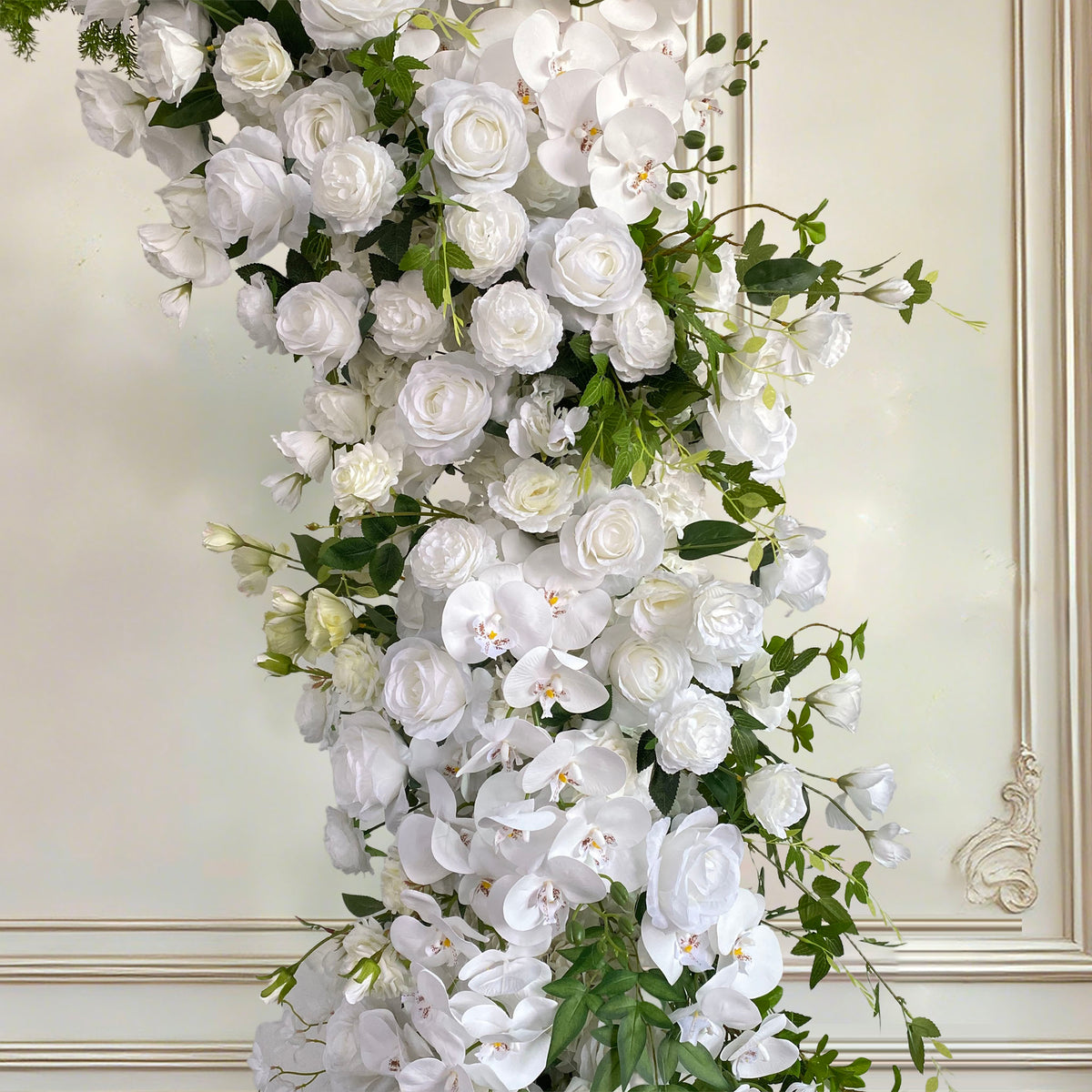 Aliflowers Forest-Themed Series Artificial Nandina wedding backdrop Horn Arch ALFAC005 - Ali Flowers
