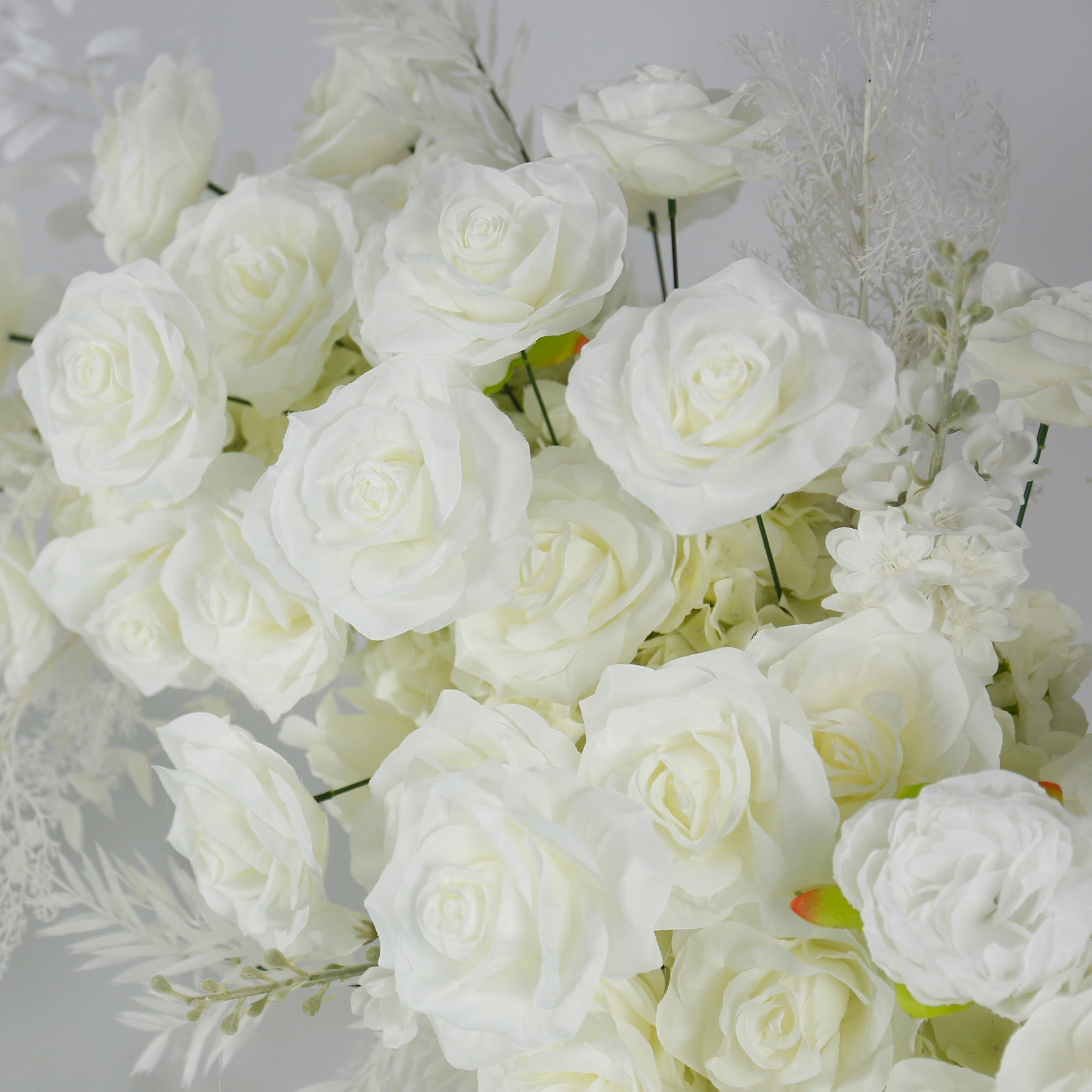 aliflowers-white-rose-artificial-flower-wedding-background-horn-arch-frame