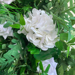 Aliflowers Forest-Themed Series Ourdoor Artificial  Green Willow Leaves Floral Wedding backdrop Heart Arch ALFAH007 - Ali Flowers