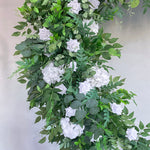 Aliflowers Forest-Themed Series Ourdoor Artificial  Green Willow Leaves Floral Wedding backdrop Heart Arch ALFAH007 - Ali Flowers