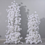 Aliflowers White Set Artificial Flower KT Background Board Suitable For Proposal Party Decoration ALFKT001